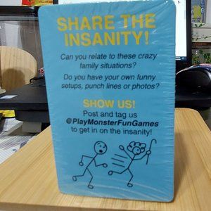 Play Monster Relative Insanity Share The Insanity Card Game